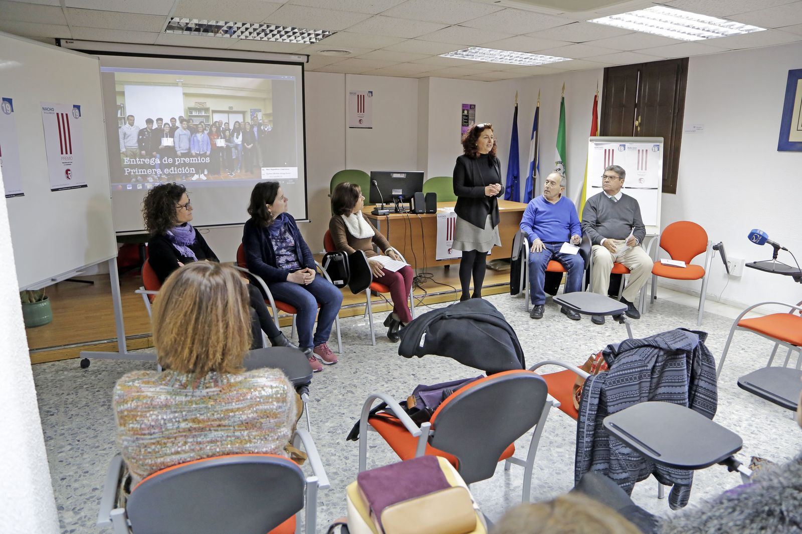 Imagen de archivo de una presentación del Premio Nacho Villamor  para la Paz y la Convivencia.