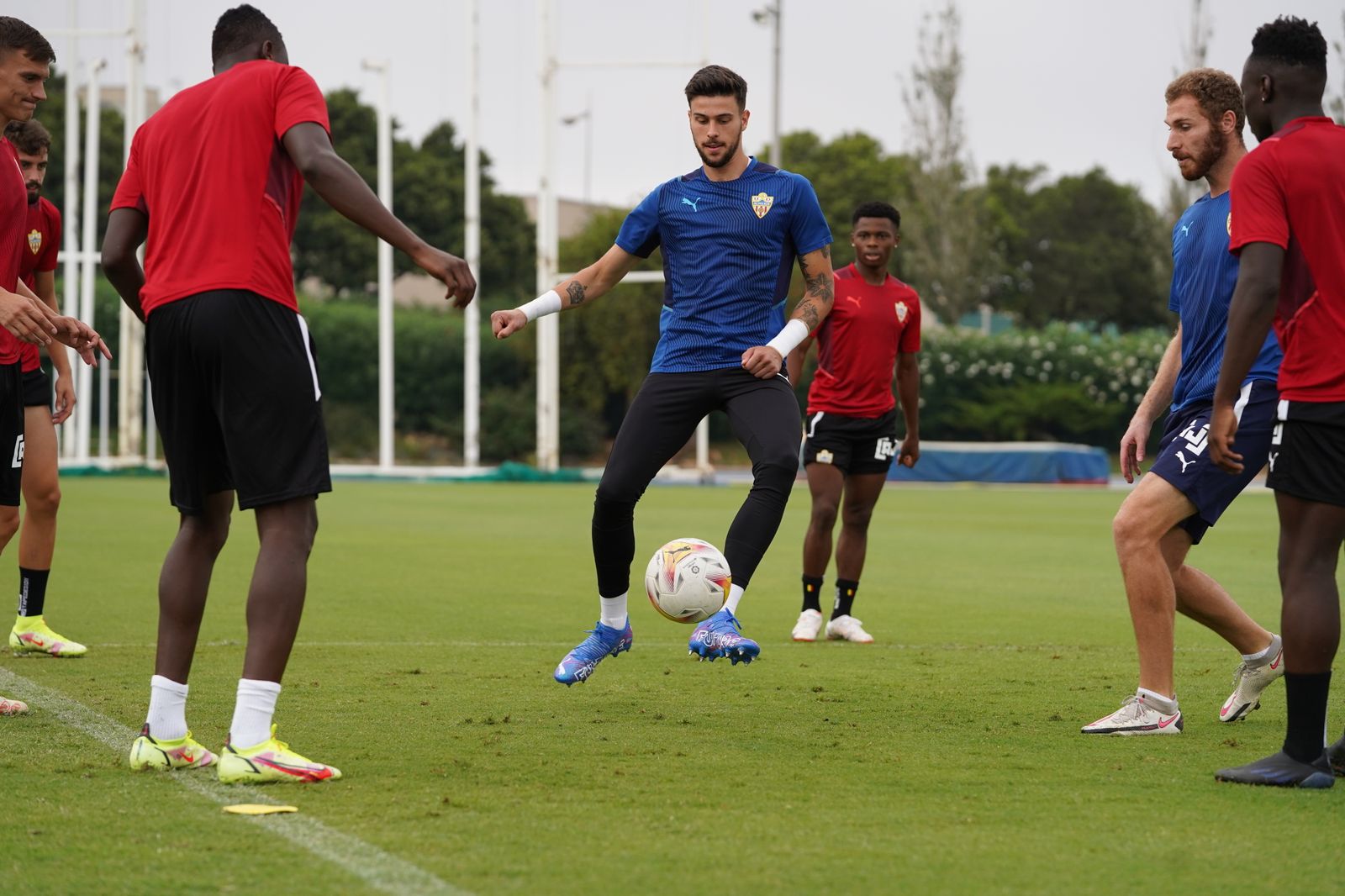 Fotogalería del entrenamiento del Almería, viernes 13