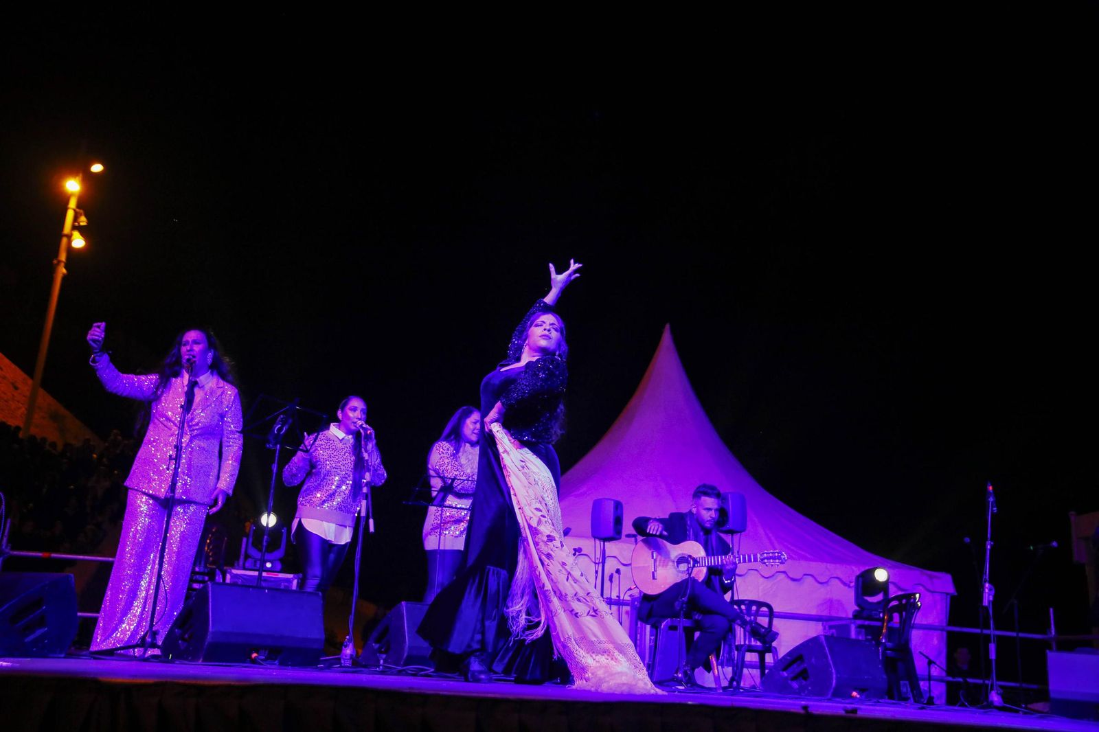 La Noche de las Candelas del Mesón Gitano de Almería, en imágenes