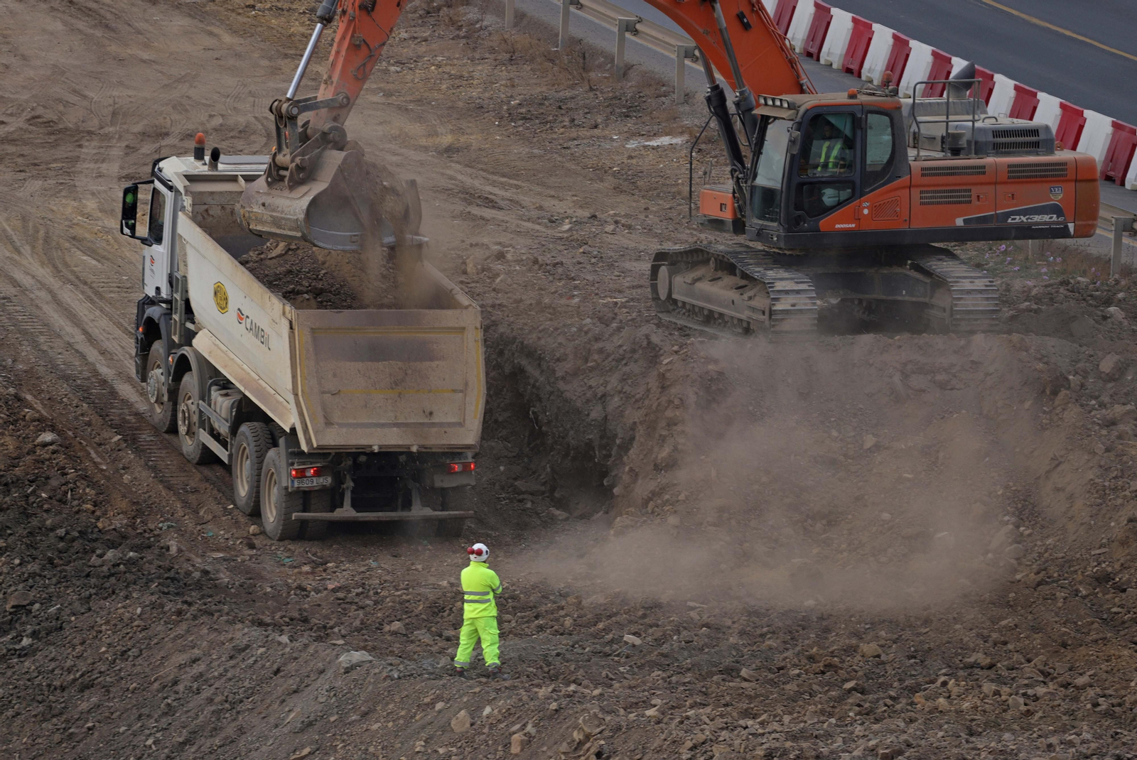La obra del Acceso Sur de Algeciras.