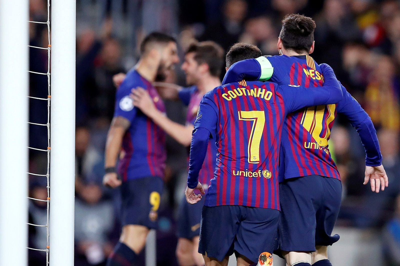 Las imágenes del Barcelona-Olympique de Lyon de Champions