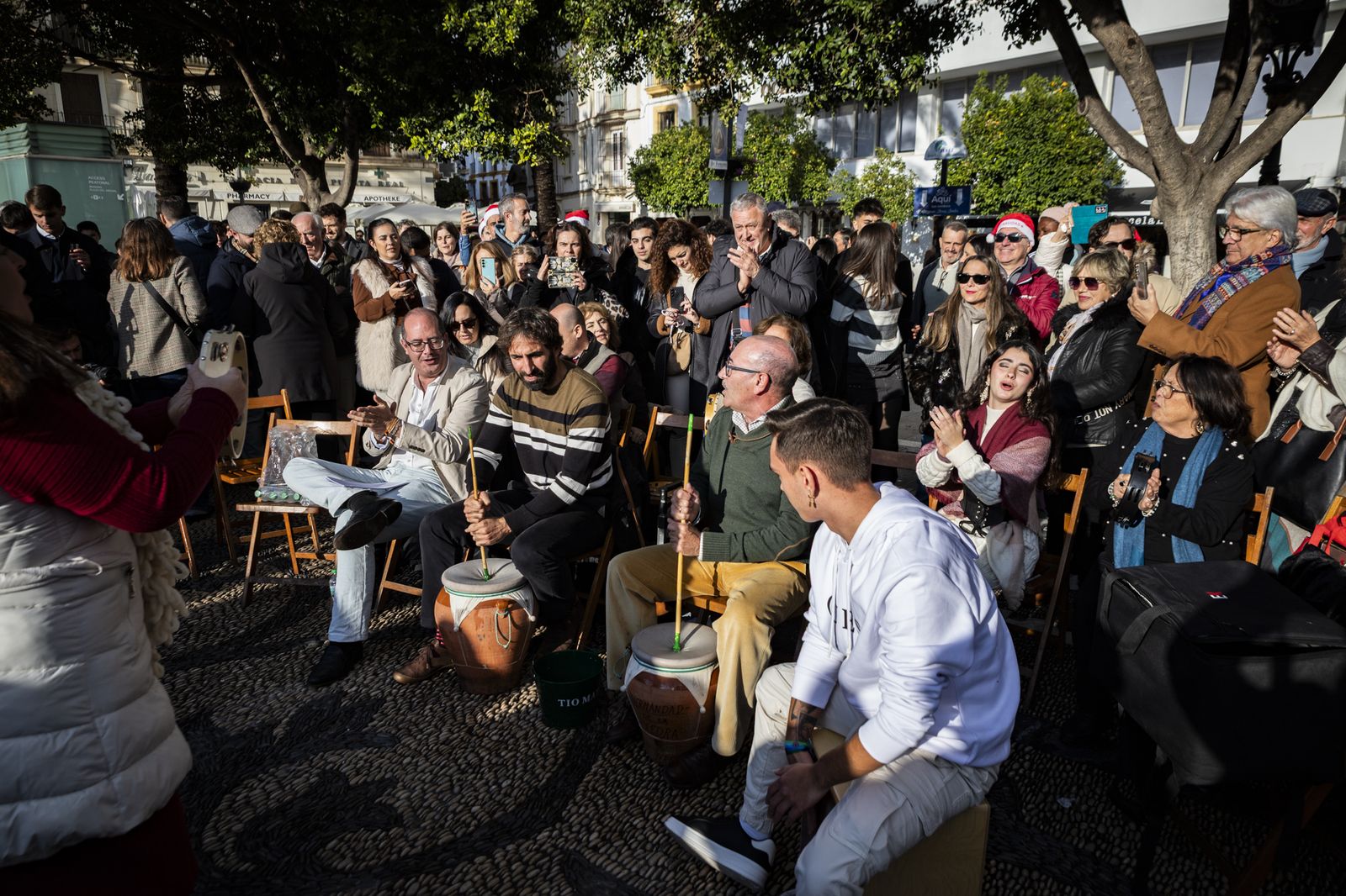 Imágenes del ambiente navideño del 24 de diciembre en Jerez
