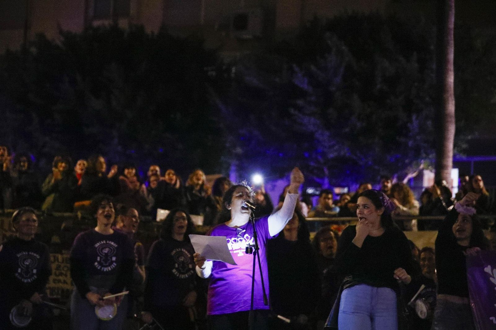 Las imágenes de la manifestación realizada por Asamblea Feminista 8M en Almería