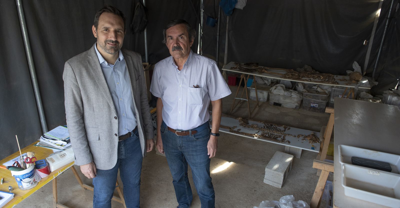 Imágenes de la fosa común de Pico Reja, en el cementerio de San Fernando