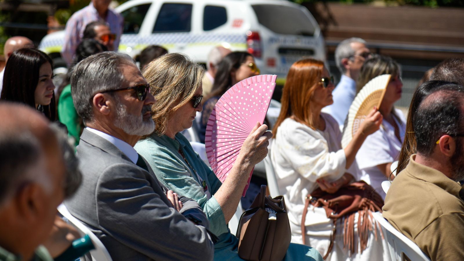 Fotos del homenaje en Los Barrios en recuerdo a las víctimas de la Covid-19