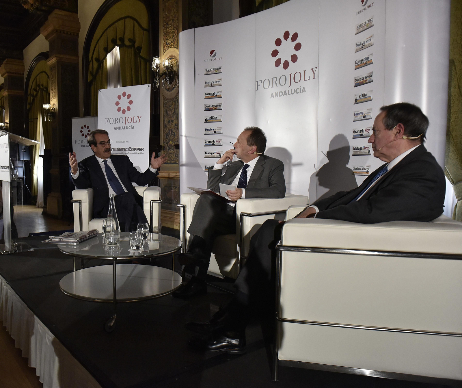 Foro Joly con Juan José Toribio y Emilio Ontiveros