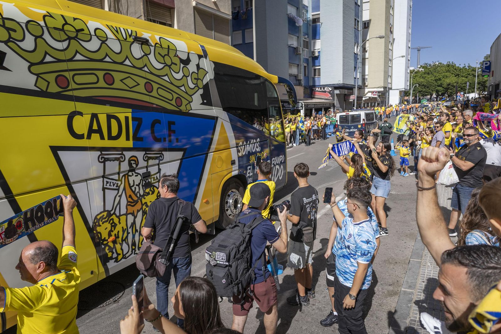 Las imágenes del Cádiz CF-Racing de Ferrol