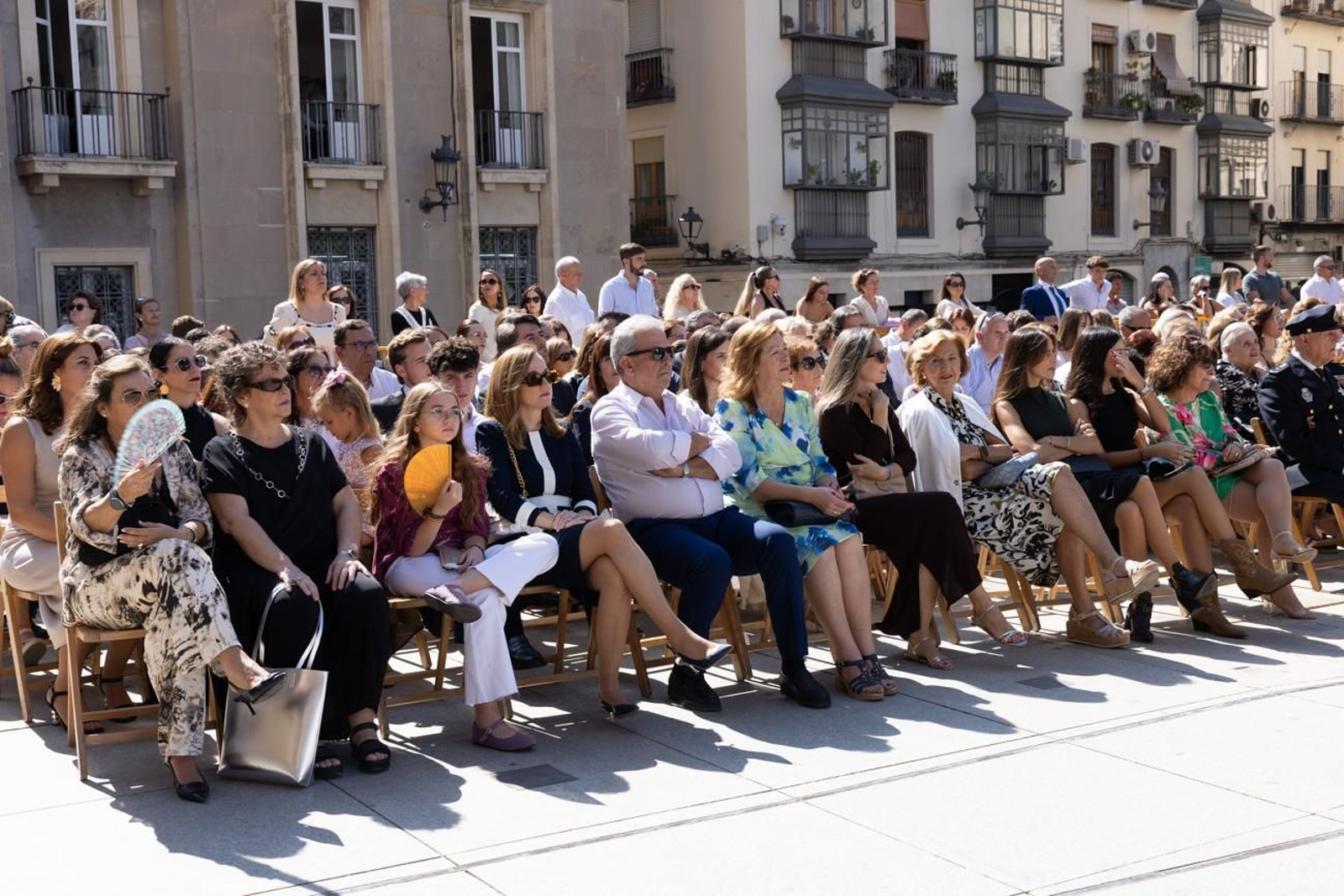 Acto por el día de la Policía Nacional, con motivo de la festividad los Santos Ángeles Custodios