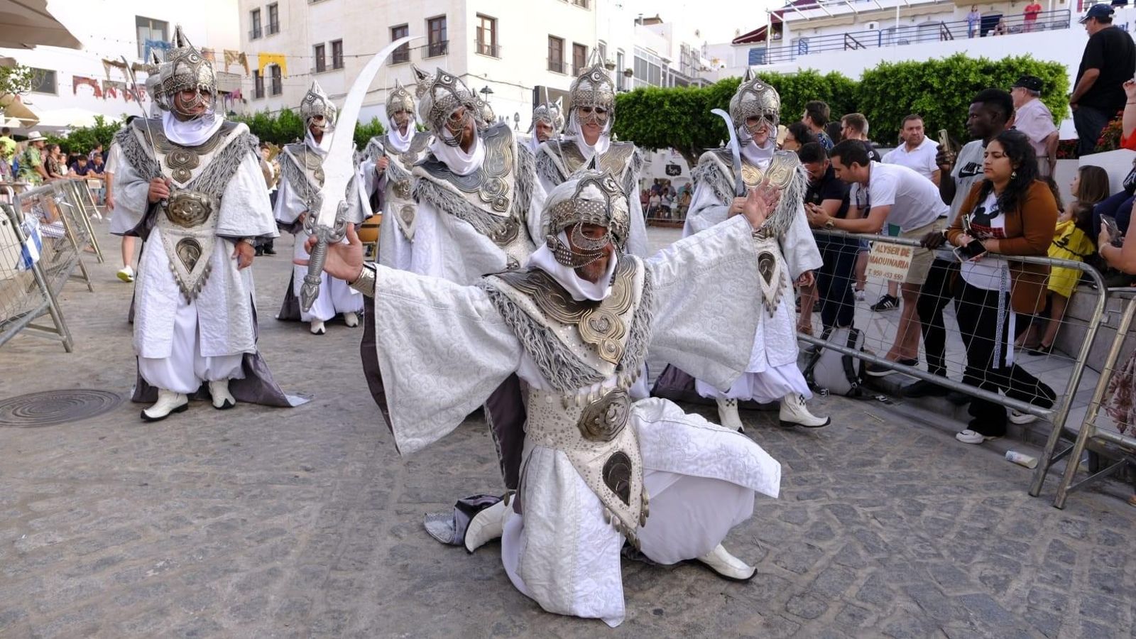 Desfile de Moros y Cristianos en Mojácar.