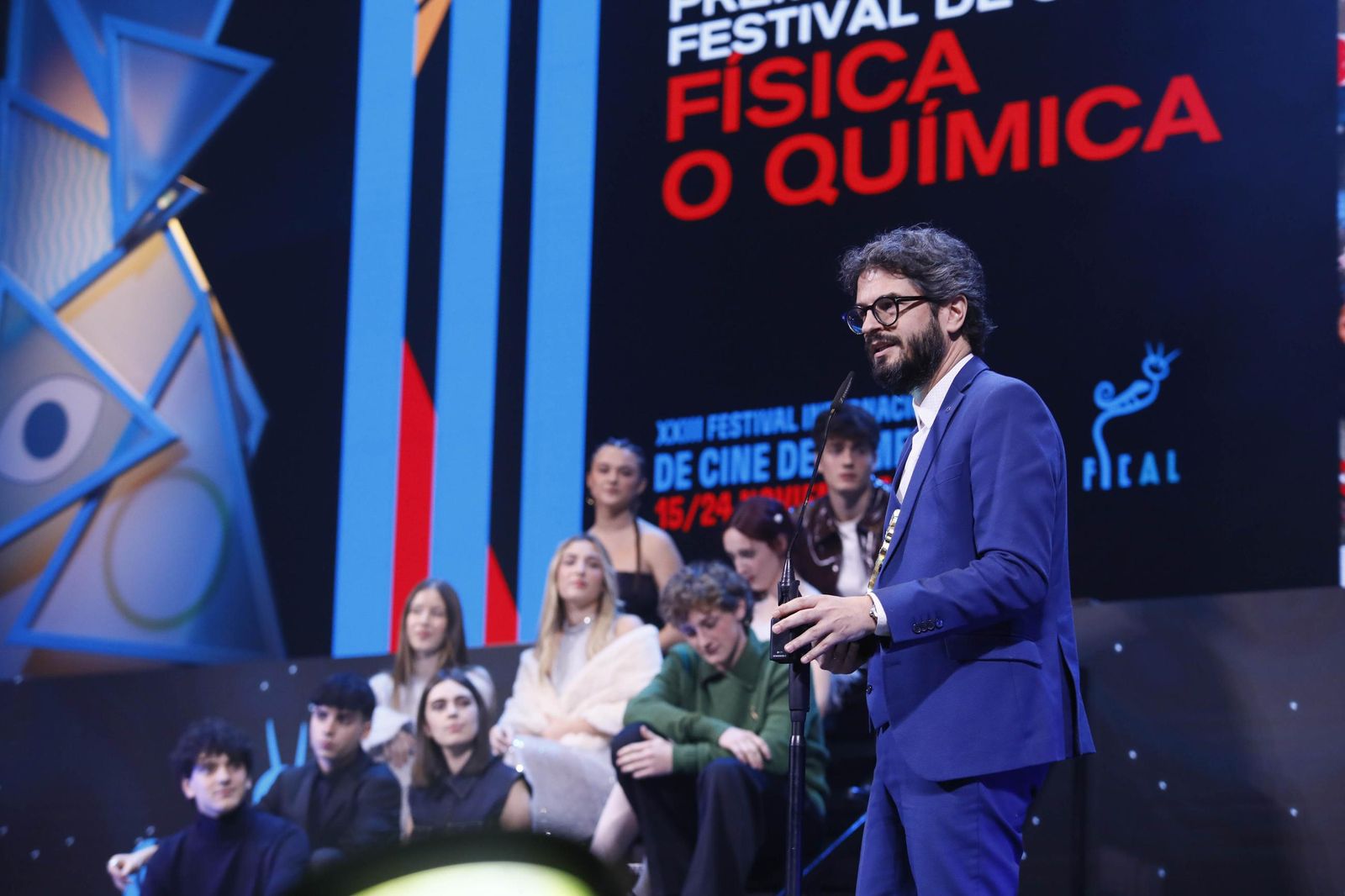 Las imágenes de la gala del Festival Internacional de Cine de Almería (Fical) con el premio 'Almería, tierra de cine' a Karra Elejalde