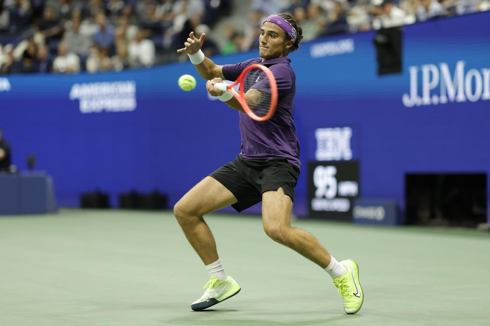 Las fotos del demoledor Alcaraz en la segunda ronda del US Open