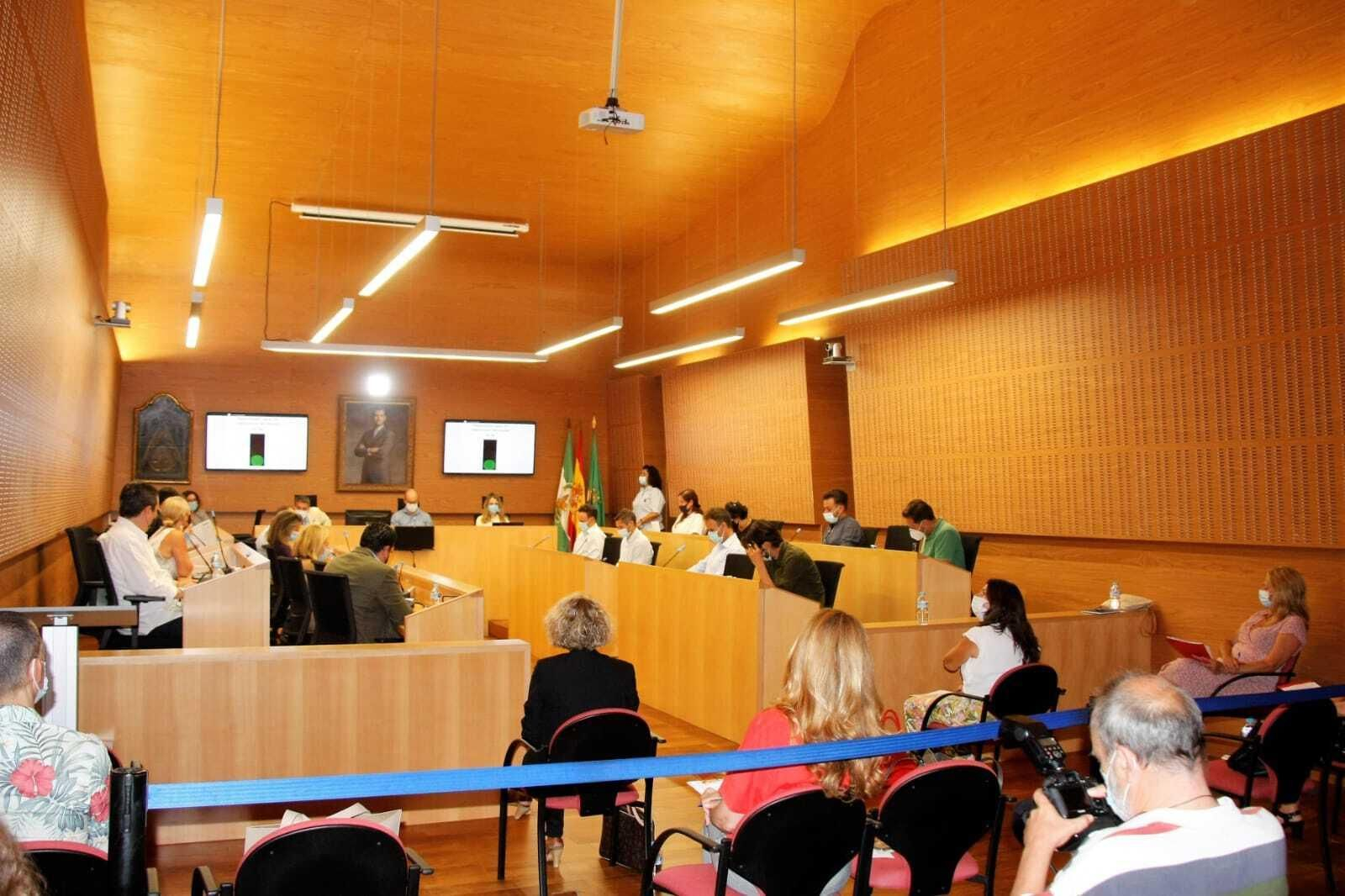 El pleno se desarrolló en un formato más restringido, para guardar la distancia social.