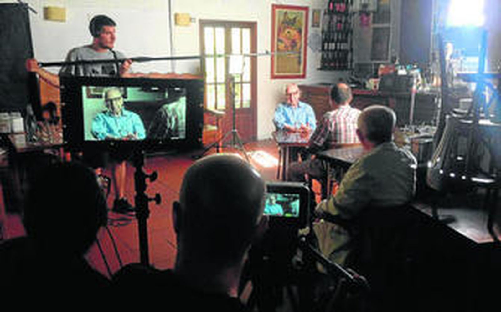 Fotografía del rodaje del documental 'Cántico'.