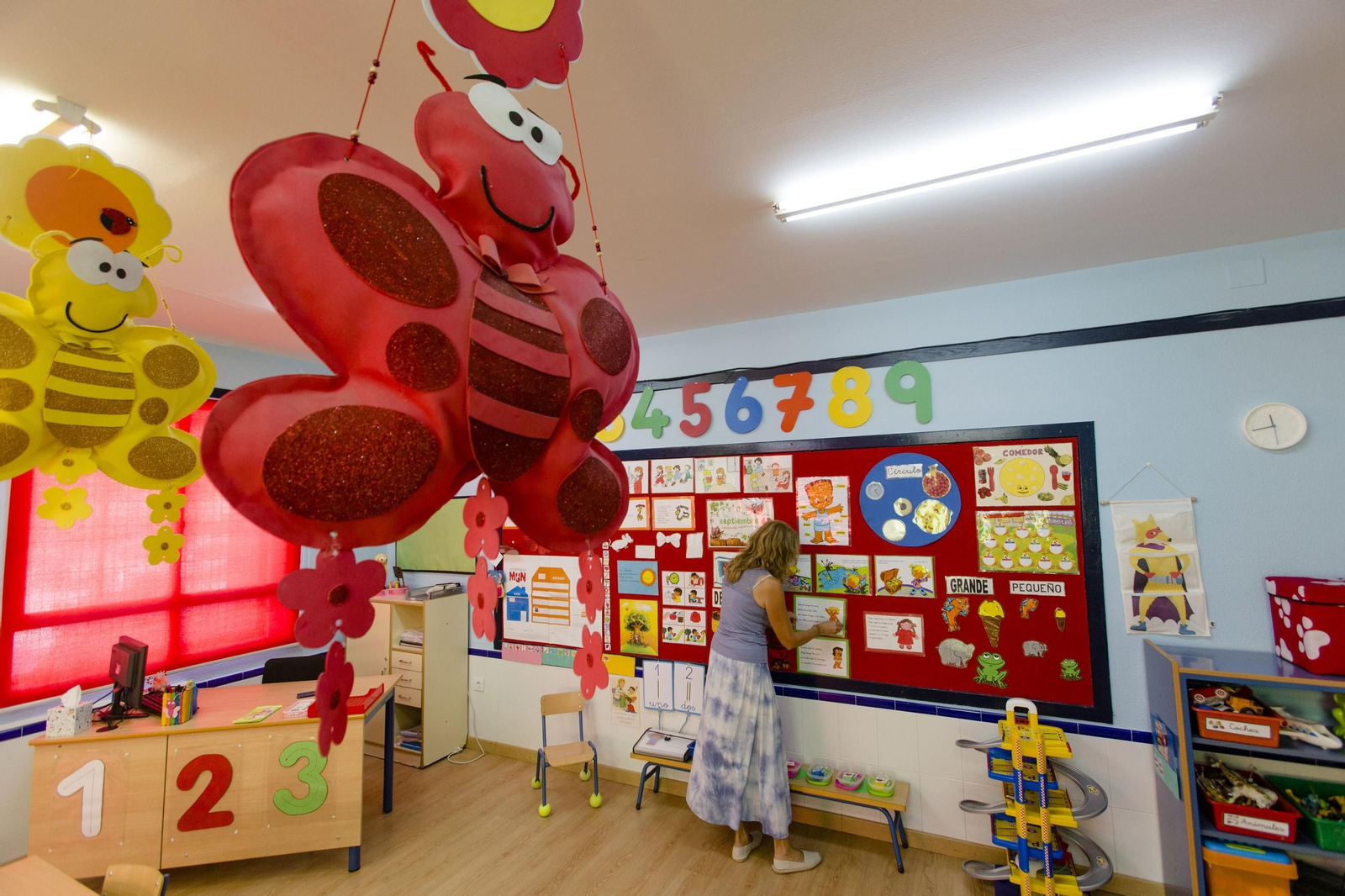 Tras la incorporación de los más pequeños, esta semana llenan las aulas los alumnos de Infantil y Primaria.