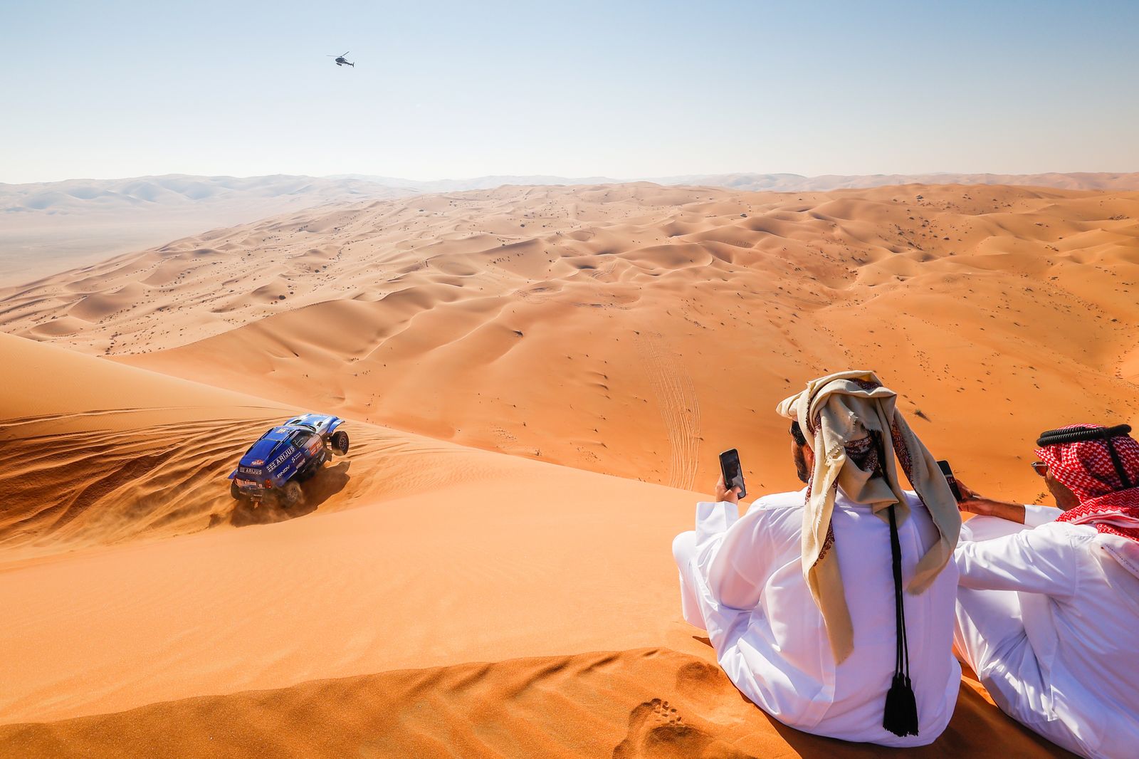 Las mejores fotos del Dakar por las dunas