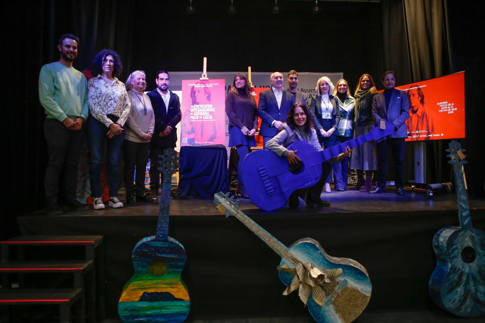 Fotos de la presentación del XII Encuentro Internacional de Guitarra Paco de Lucía