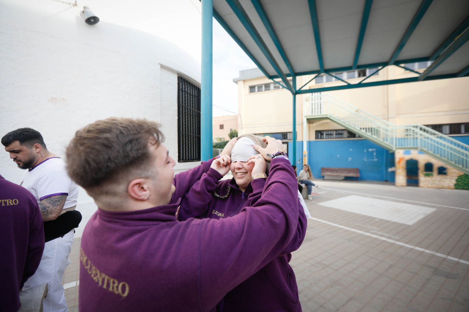 La procesión del Encuentro, en imágenes