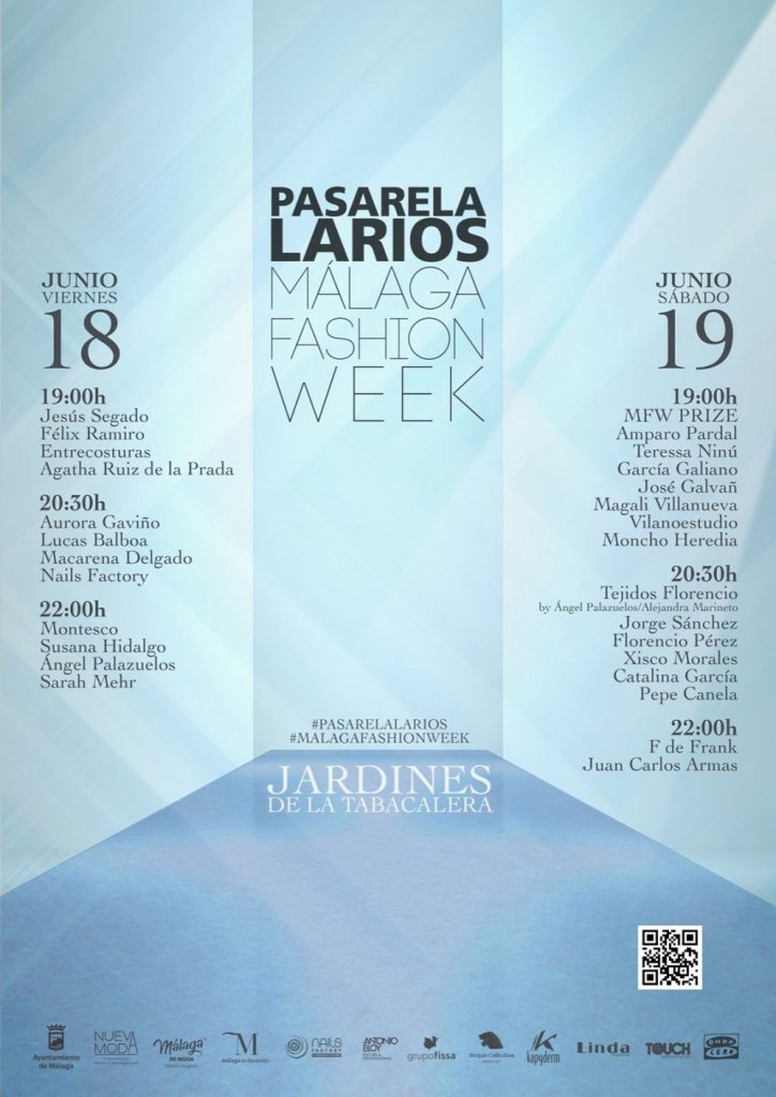 Cartel Pasarela Larios 2021.