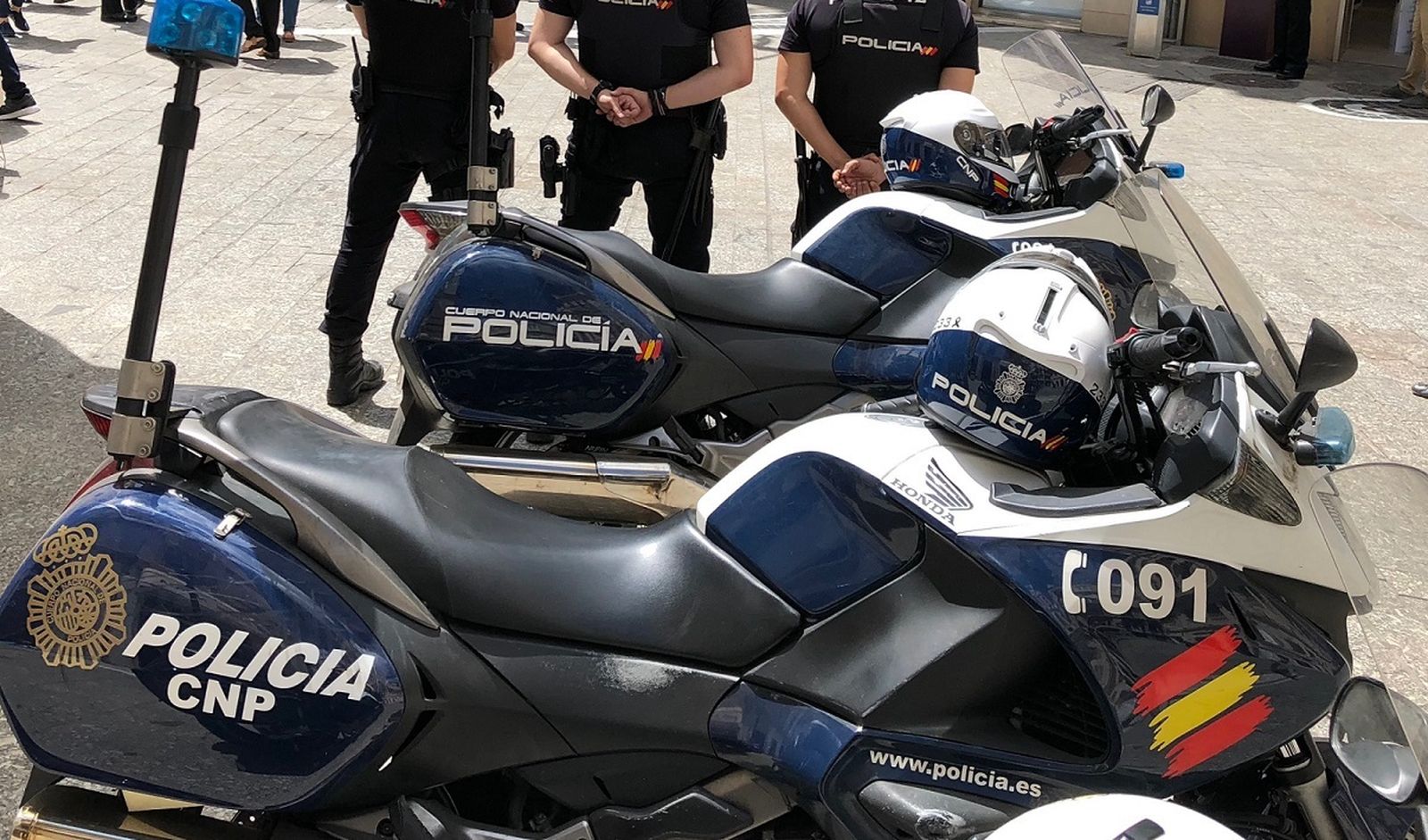Agentes de la Policía Nacional.