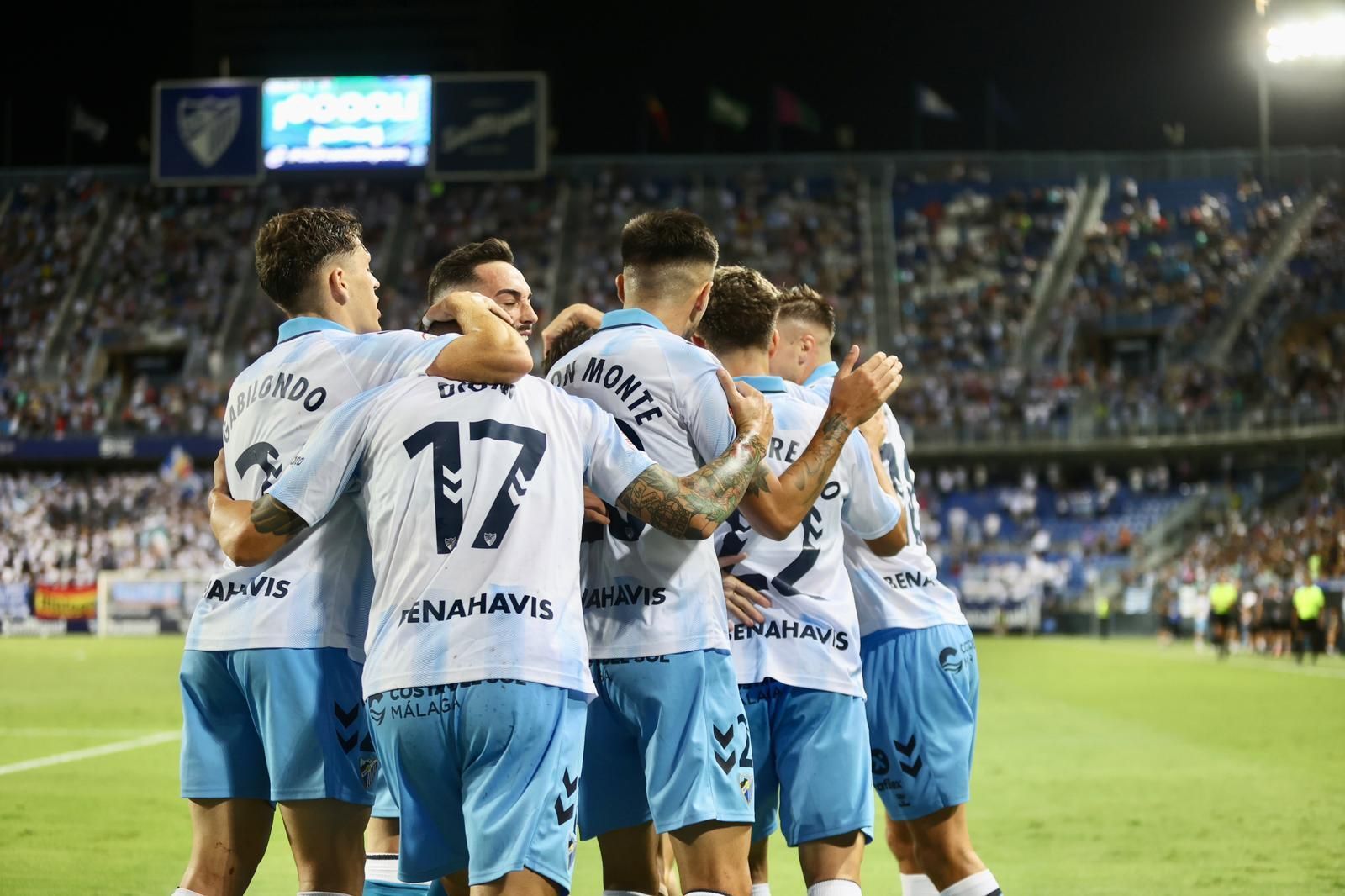 El Málaga CF-Atlético de Madrid B, en fotos
