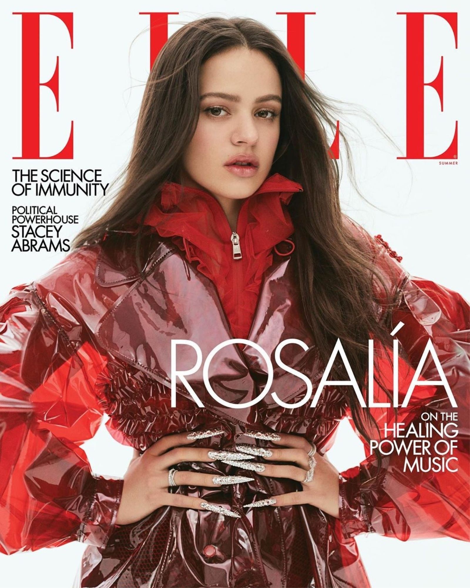 Rosalía, el portada de la edición estadounidense de 'Elle'.