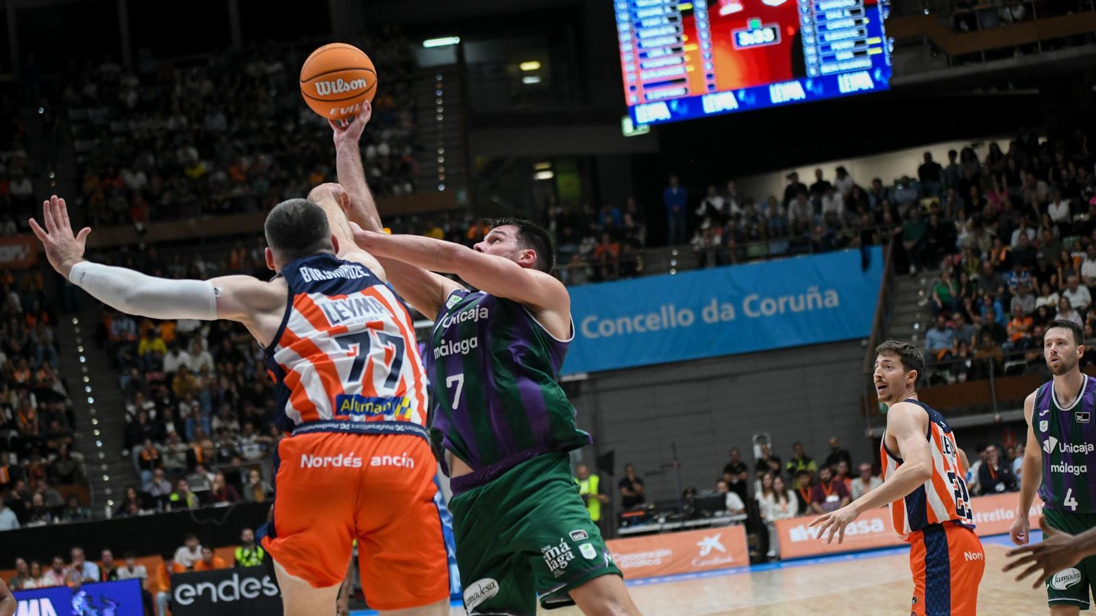 El Leyma Coruña-Unicaja, en fotos
