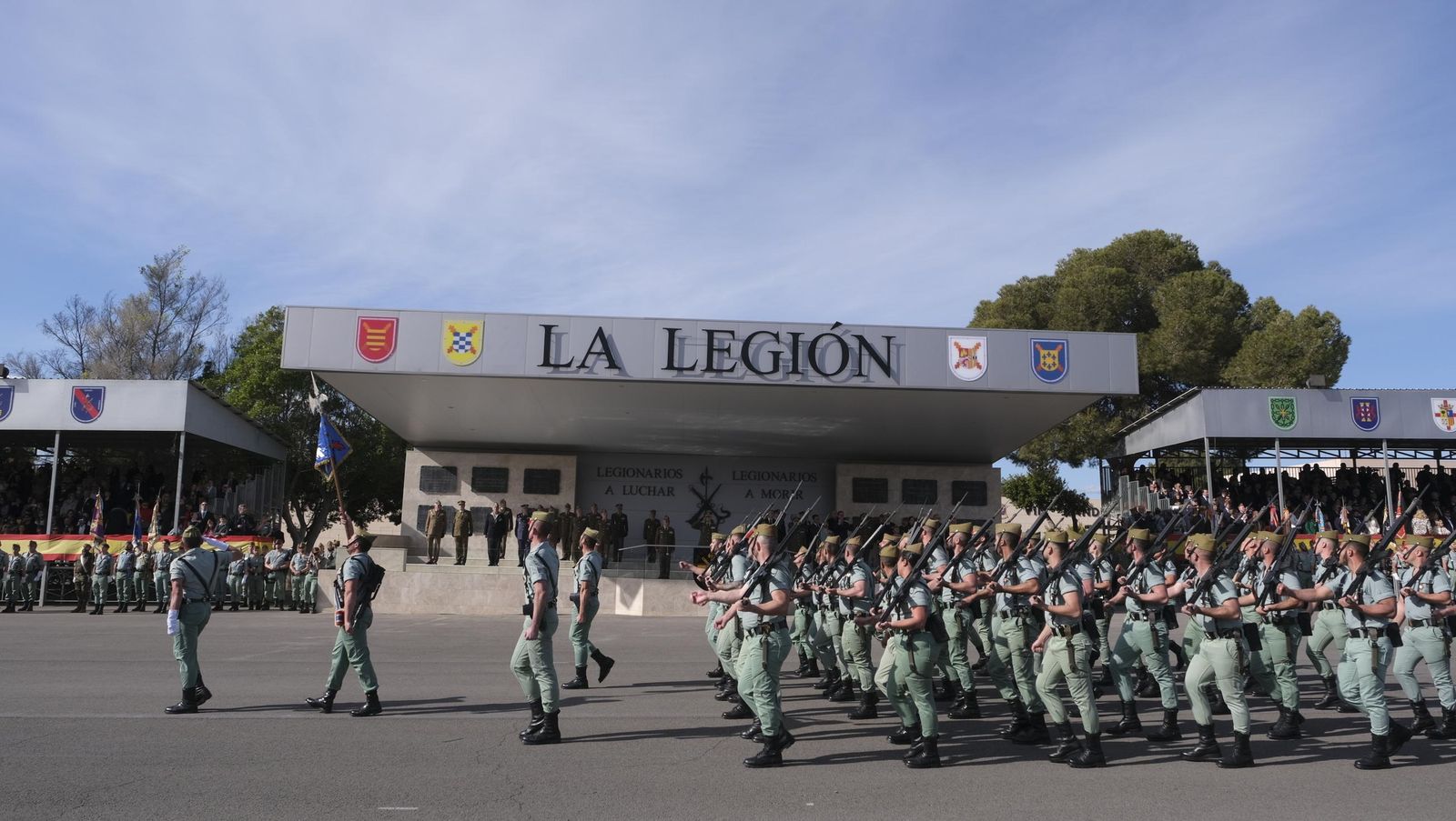 Conmemoración del Combate de Edchera en la Base Álvarez de Sotomayor de La Legión, en imágenes