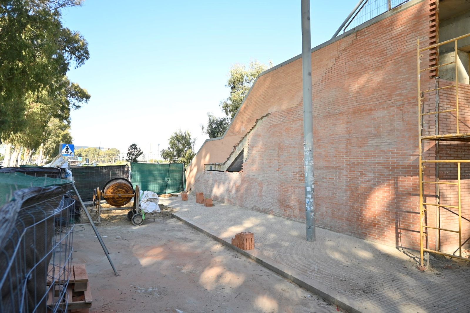Así avanzan las obras de mejora en el estadio Nuevo Colombino