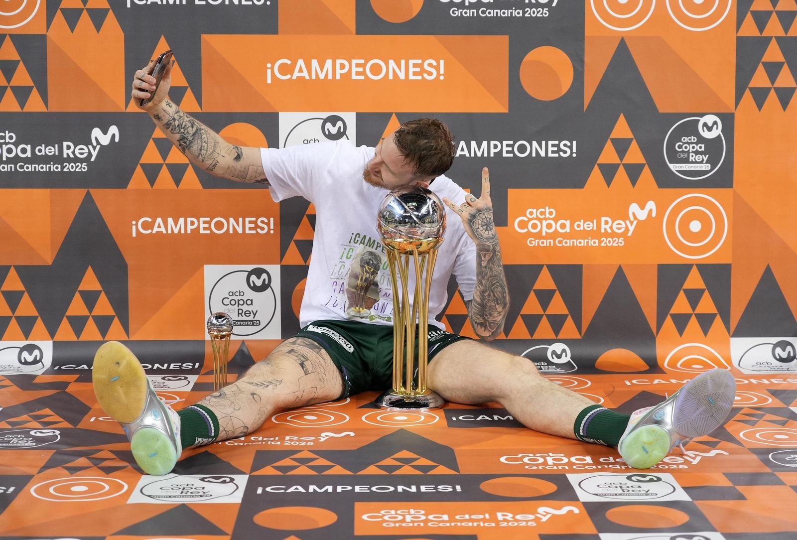 La sesión de fotos oficial del Unicaja campeón