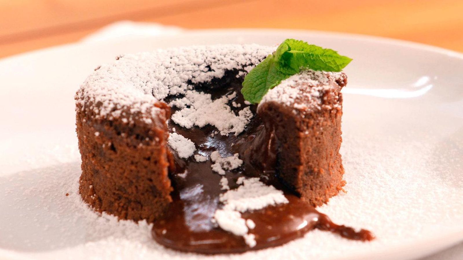 Coulant de chocolate.