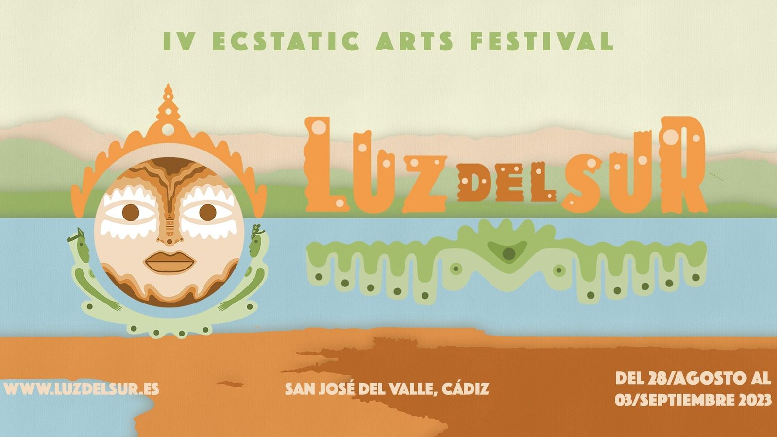 Cartel IV Festival Ecstatic Arts 2023, en san José del Valle