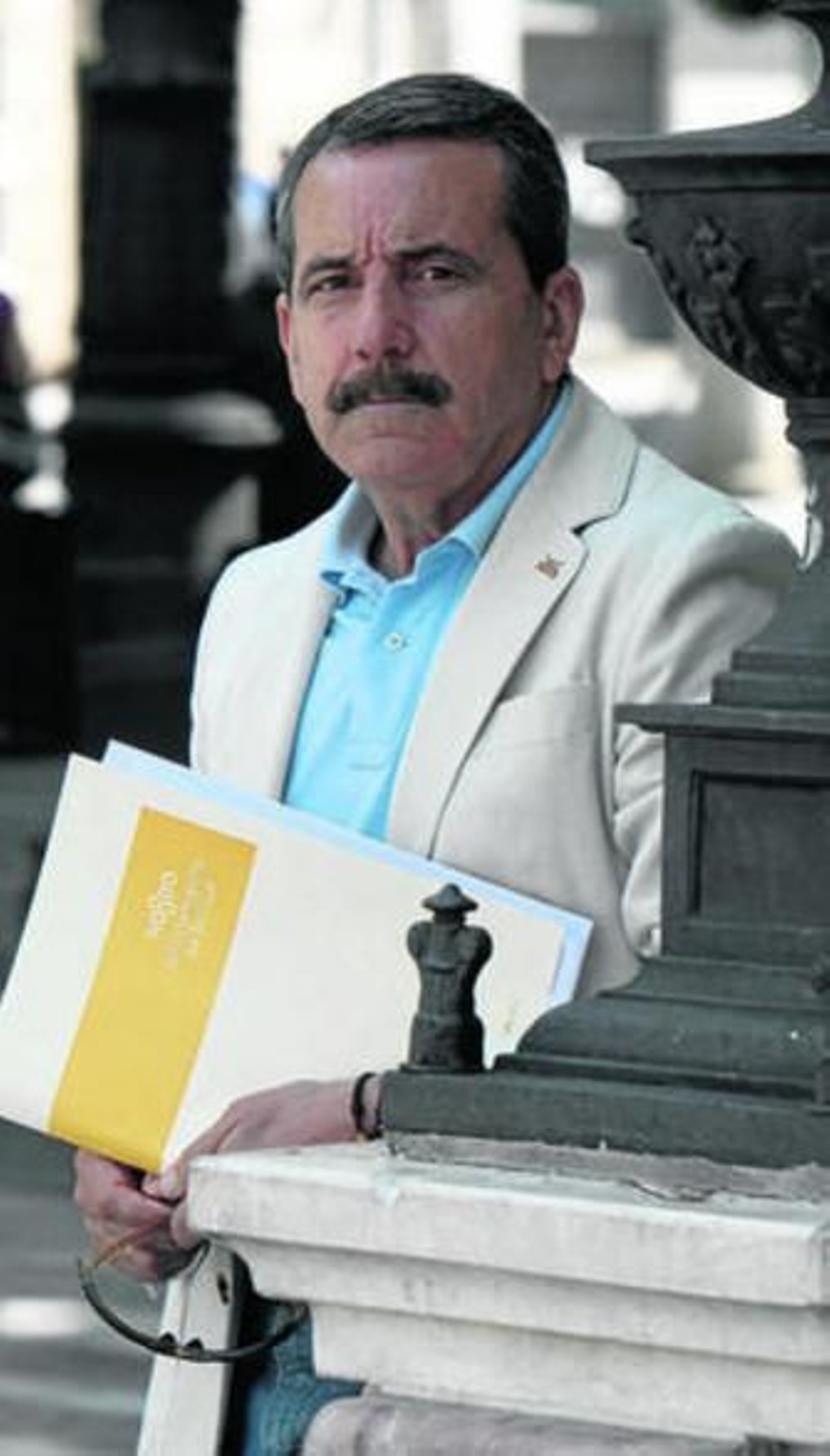 José Barranca, en la Plaza Nueva.