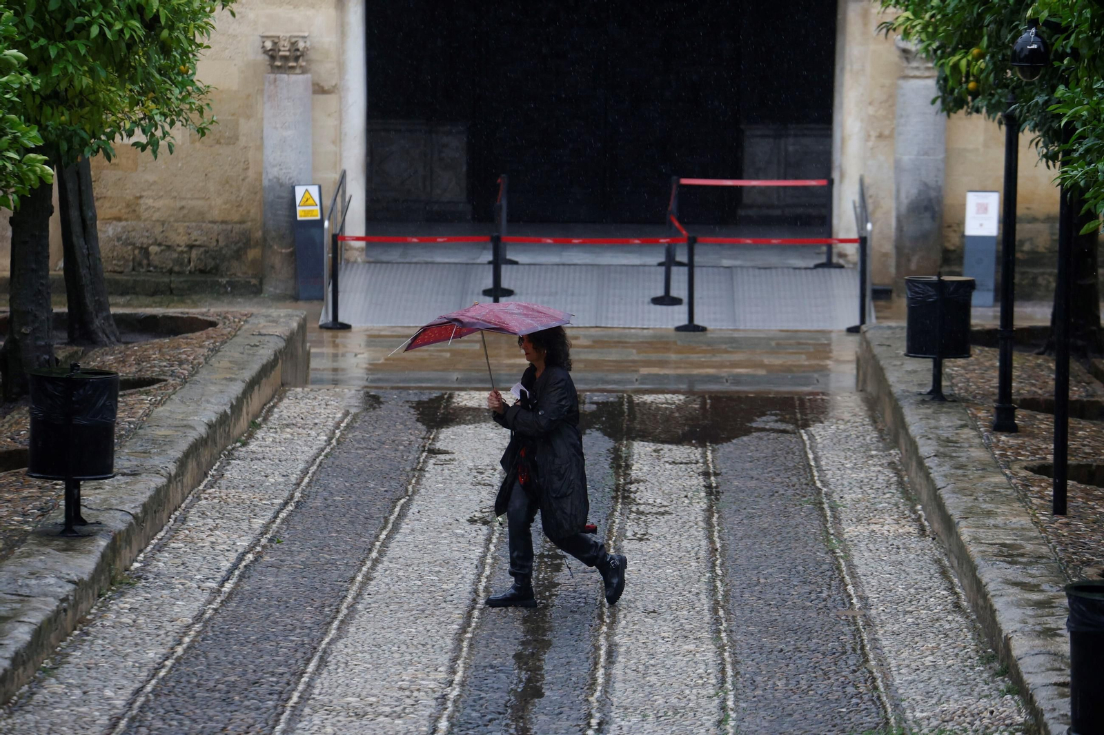 Los últimos coletazos de la borrasca Claudia a su paso por Córdoba