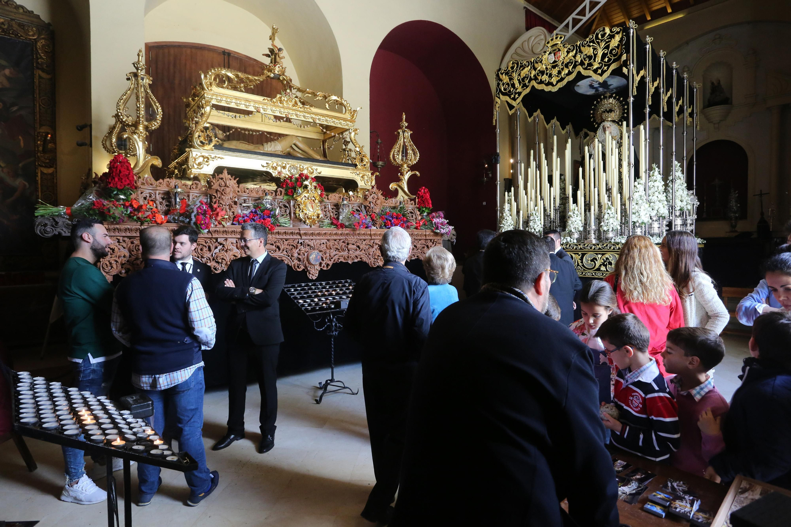 Imágenes de la Hermandad de Nuestra Señora de las Angustias, Santo Entierro de Cristo y Soledad de María