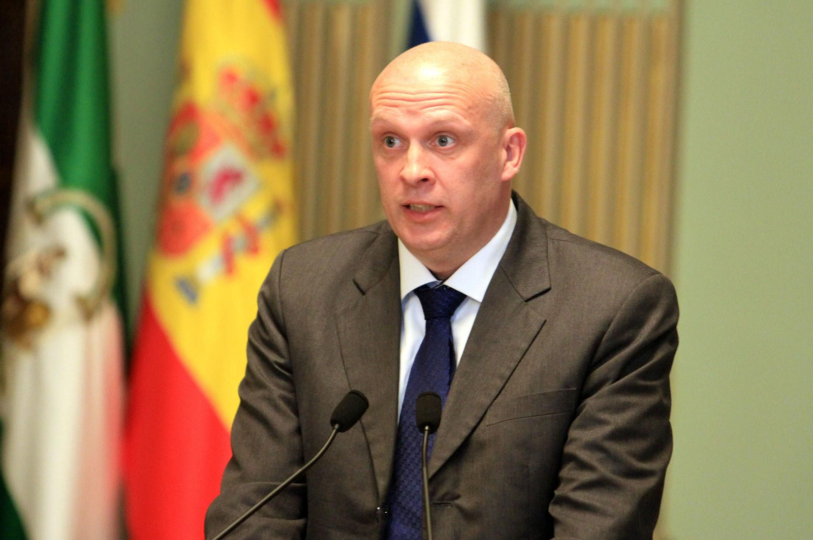 Imágenes de la recepción en el ayuntamiento a organizadores y participantes del Campeonato Europeo de Bádminton que se celebra en Huelva