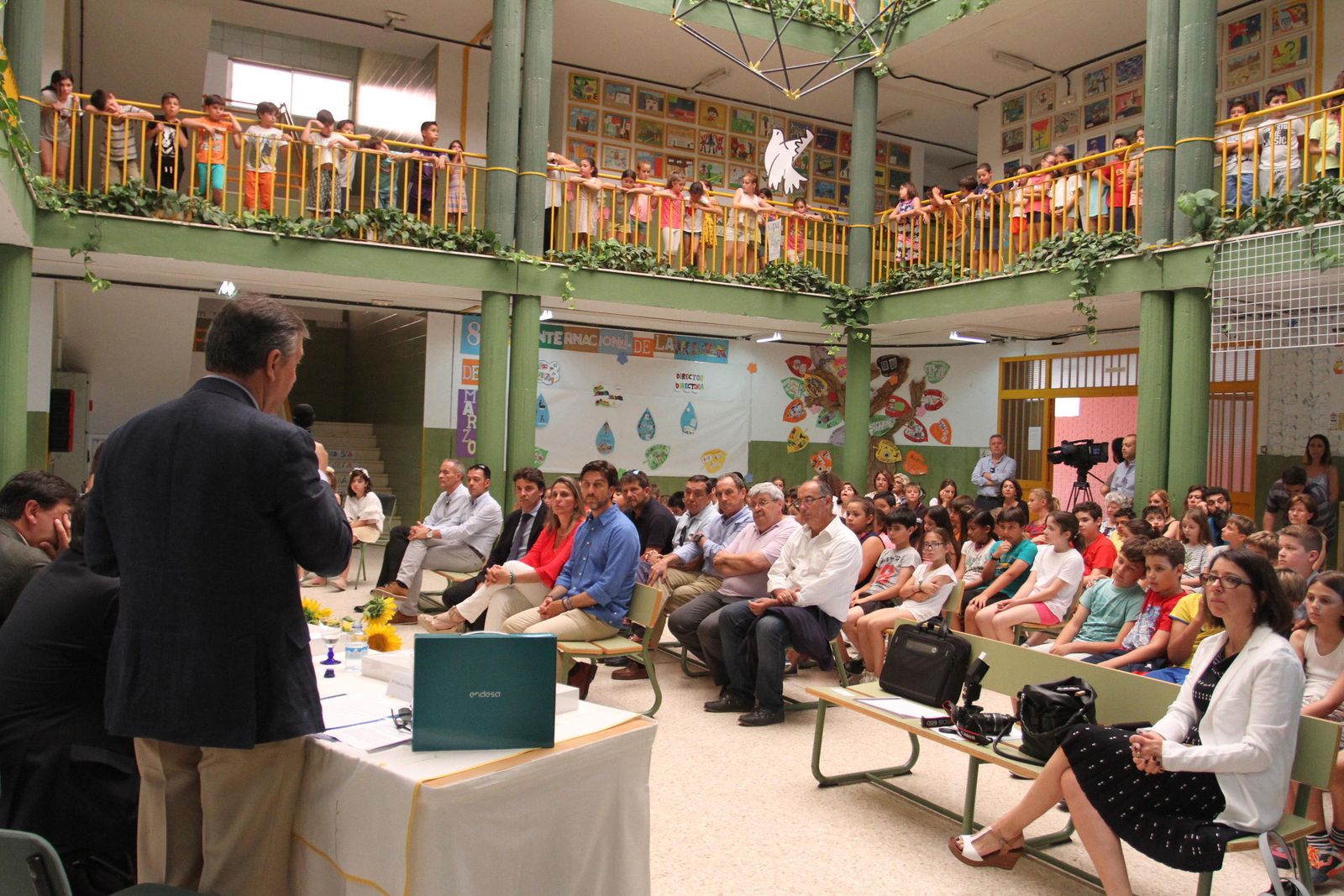 Acto de entrega del primer premio nacional del concurso 'PlayEnergy'.