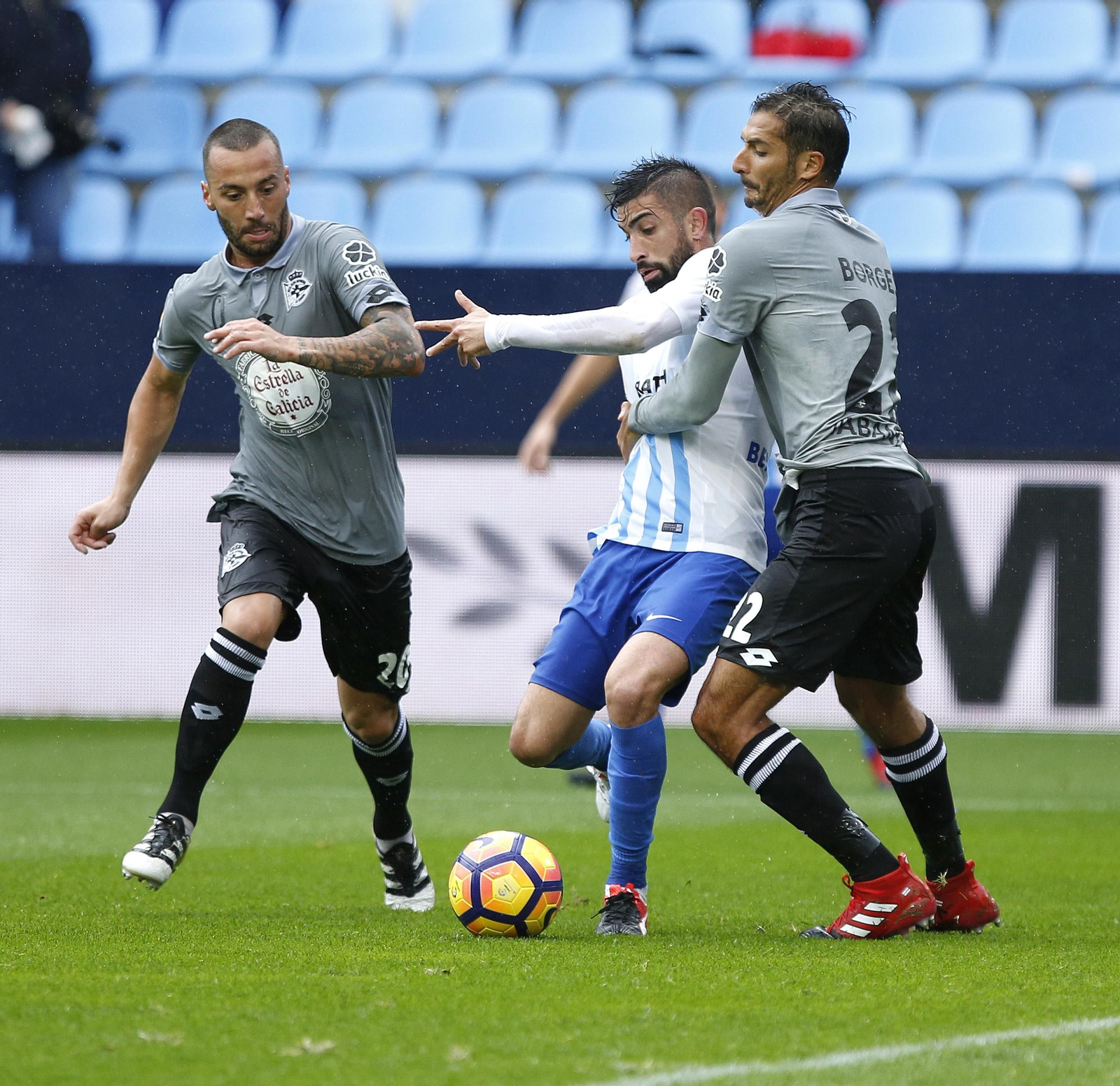 Las imágenes del Málaga C. F. - Deportivo de la Coruña