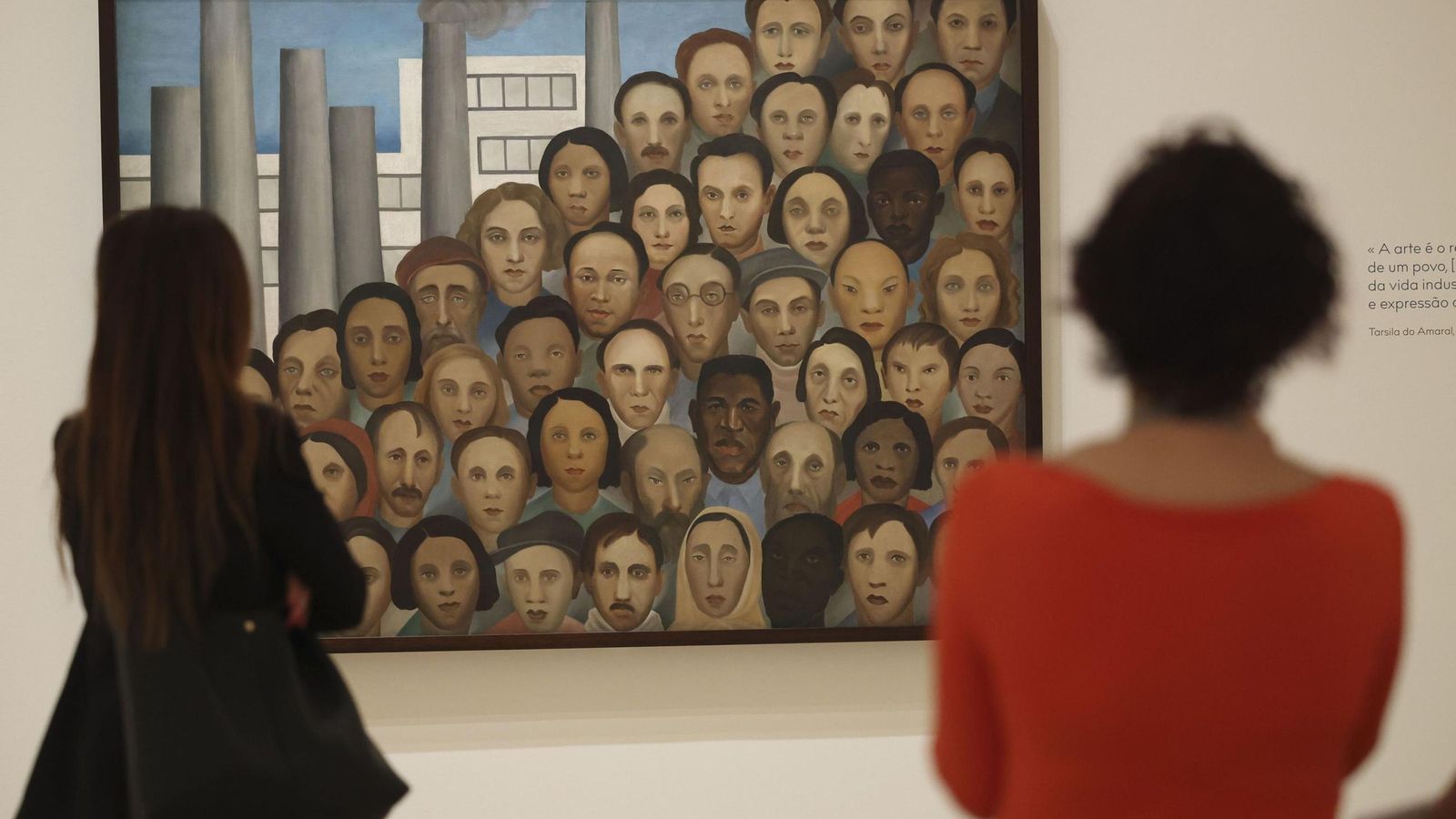 ‘Obreros’, o el compromiso de la artista con la clase trabajadora. ‘Obreros’, o el compromiso de la artista con la clase trabajadora.