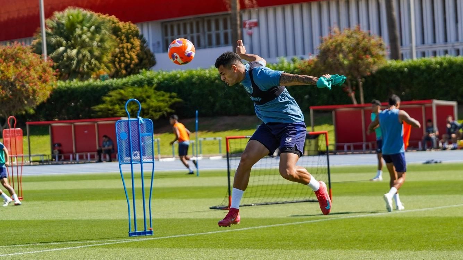 Kaiky remata de cabeza en una de las sesiones de la semana.