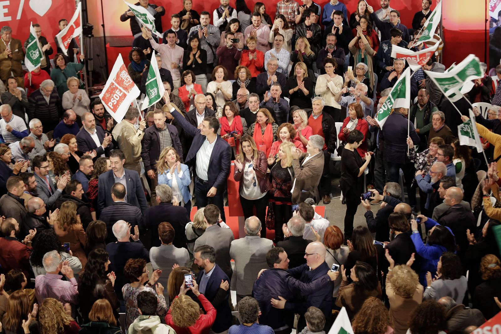Mitin de Pedro Sánchez en Jerez