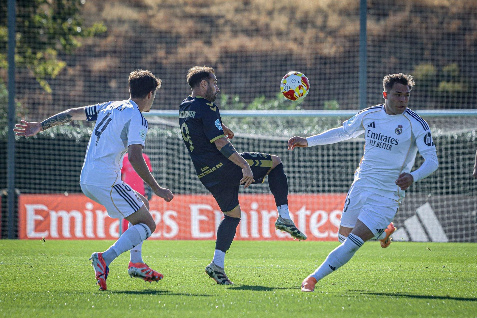 Leiva, con el Madrid C.