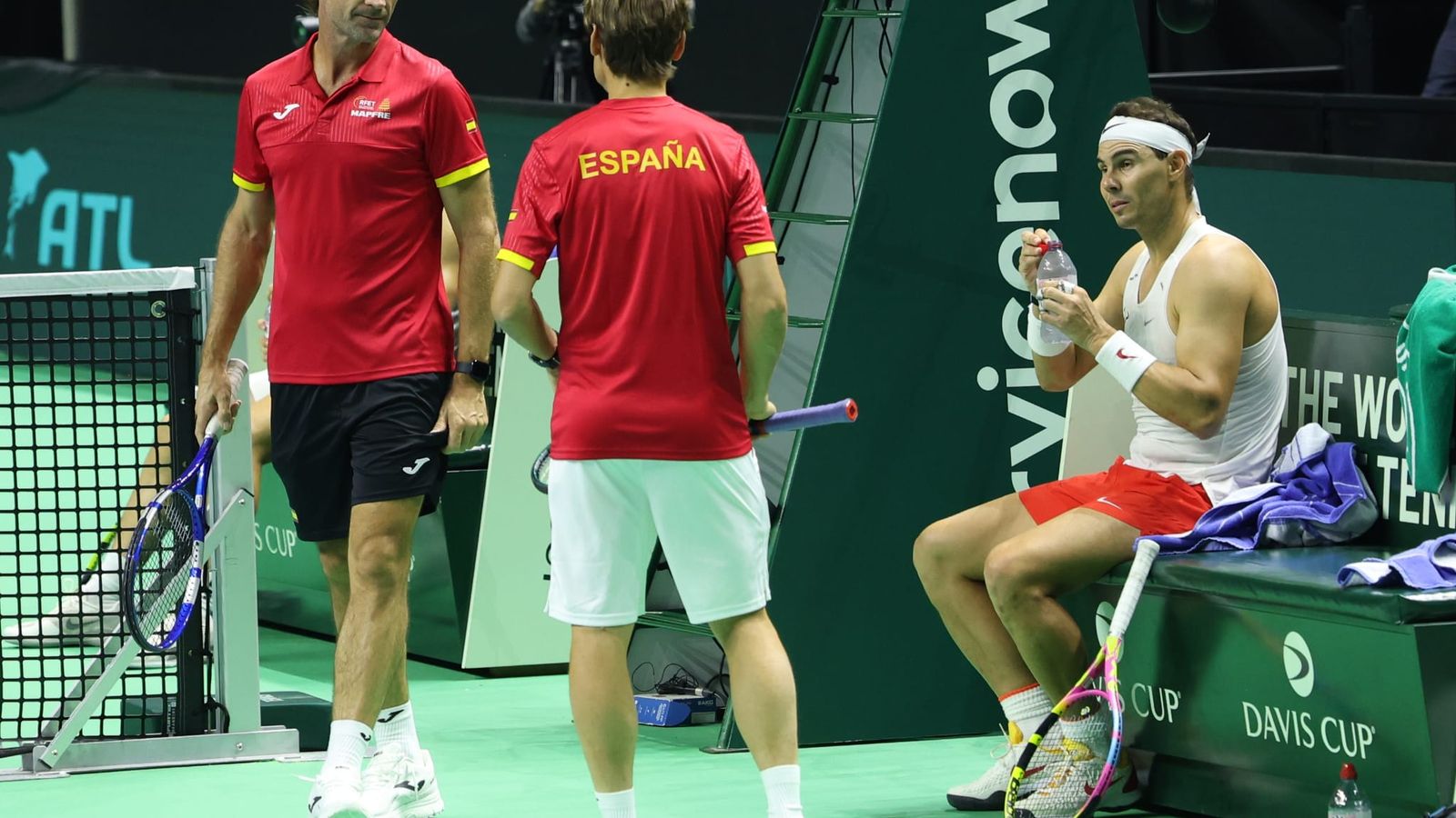 Rafa Nadal-Carlos Alcaraz, ocho juegos a tope con empate antes de la Copa Davis