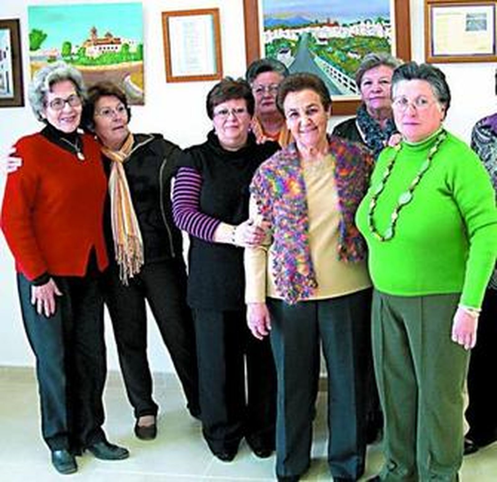 Algunas de las integrantes de Pinturama.