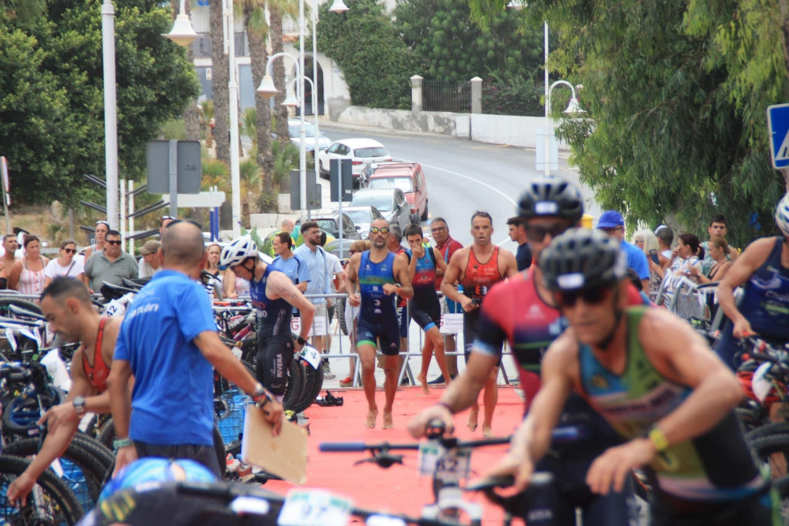 Imagen de una versión anterior del Triatlón Nazarí de Almuñécar.