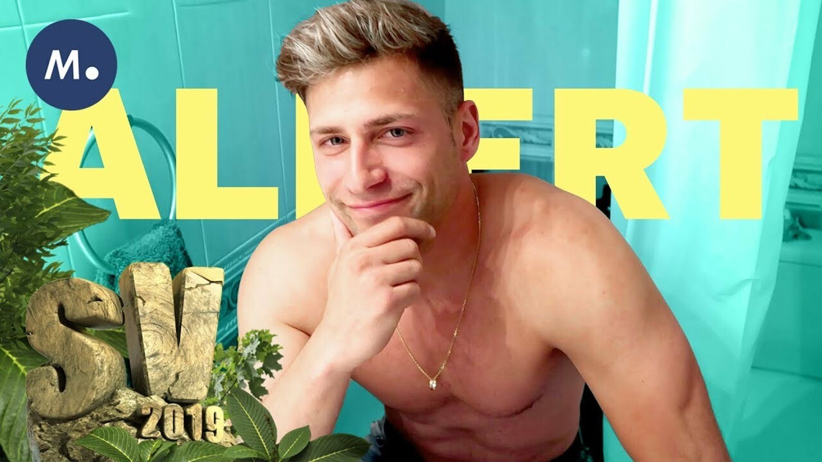 Albert, en una de las fotos promocionales del 'reality' de Telecinco en el que concursa.