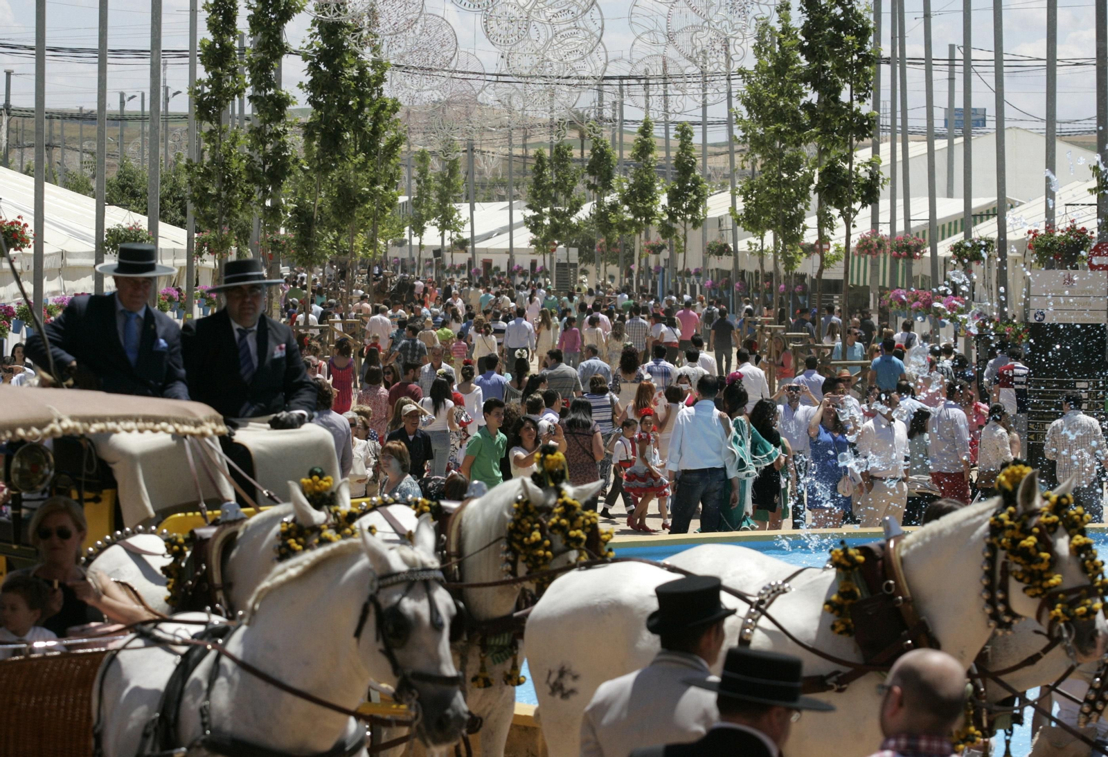 Ambiente de feria en El Arenal.