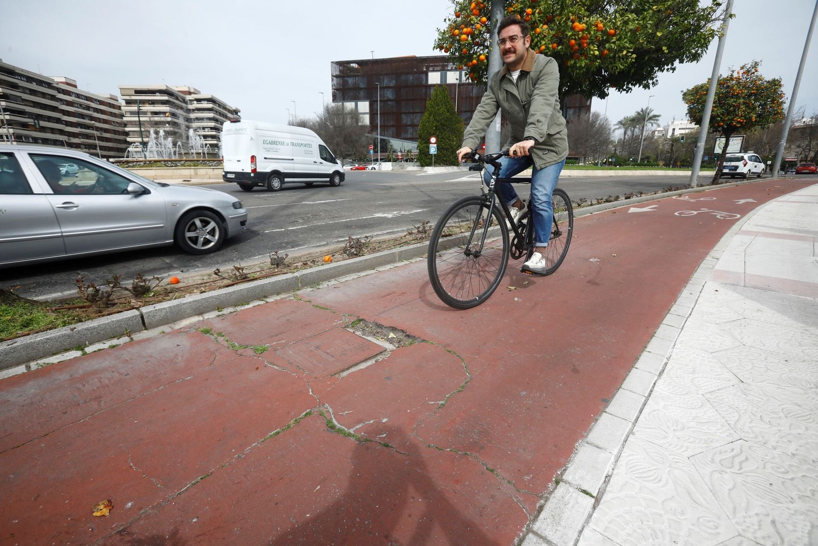 Un paseo por los puntos negros del carril bici de Córdoba