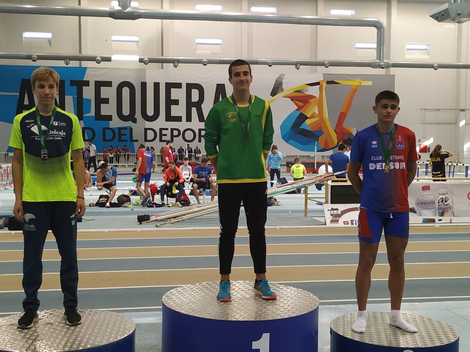 El portuense Enrique Salagre, en lo más alto del podio autonómico de Antequera.