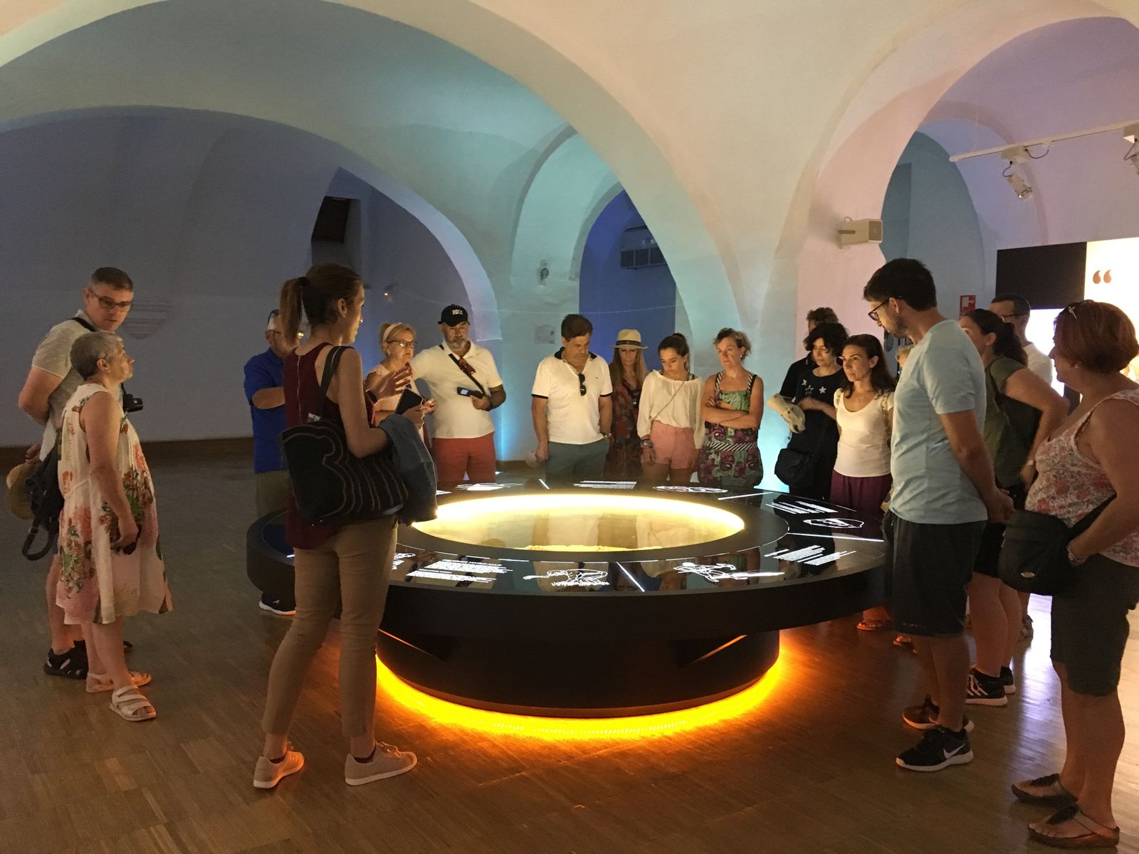 Una de las rutas guiadas en el Centro de Interpretación de la Cultura