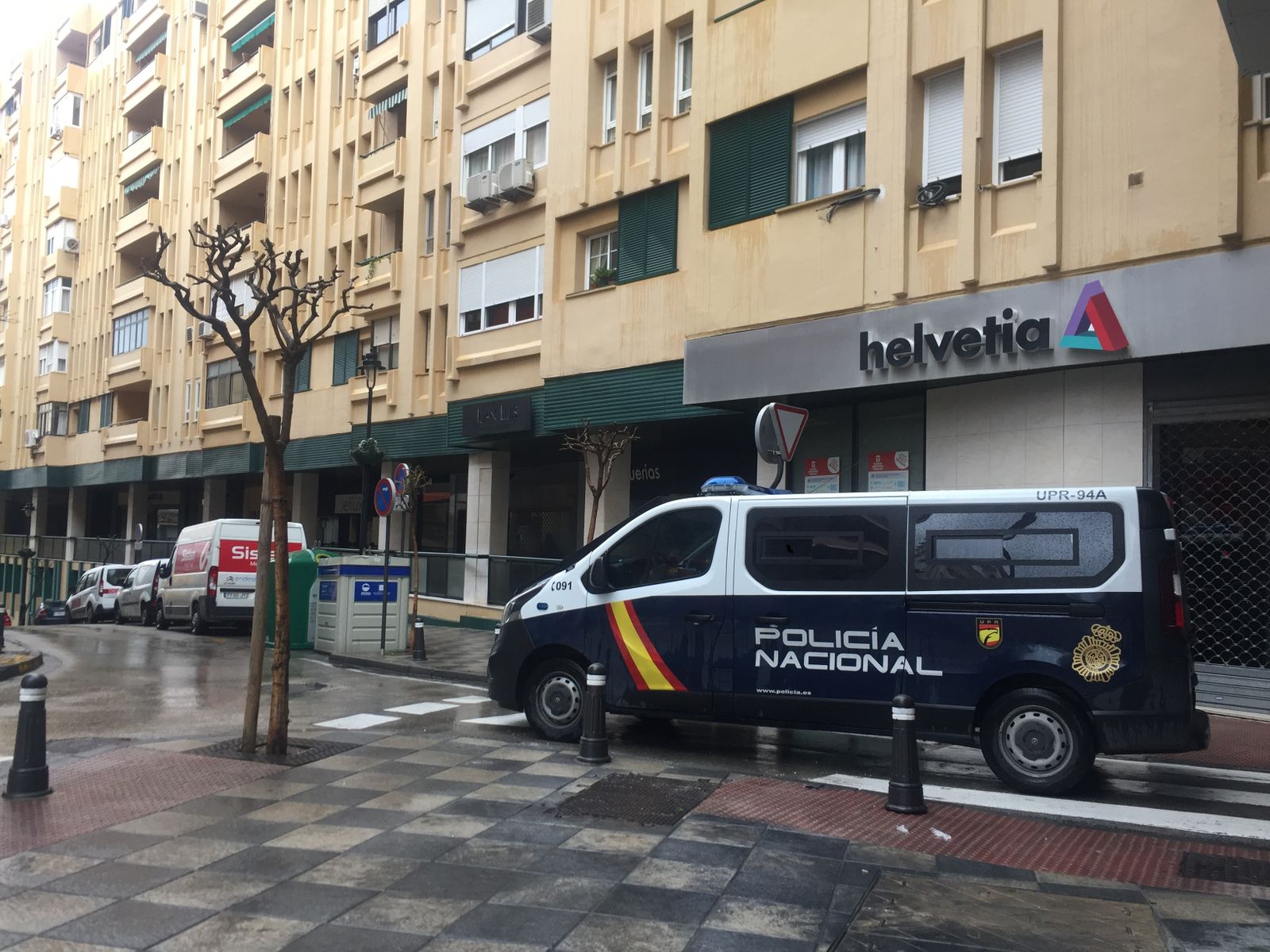La calle Pablo Mayayo de Algeciras, este mediodía.
